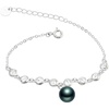image:imageGifts for Wife Anniversary Bracelet for Women Tahitian Black Pearl Bracelet Real AAA Quality Handpicked Nature Pearls  Gifts for Mom Girlfriend Her NO11388