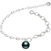 image:imageGifts for Wife Anniversary Bracelet for Women Tahitian Black Pearl Bracelet Real AAA Quality Handpicked Nature Pearls  Gifts for Mom Girlfriend Her NO11387