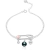 image:imageGifts for Wife Anniversary Bracelet for Women Tahitian Black Pearl Bracelet Real AAA Quality Handpicked Nature Pearls  Gifts for Mom Girlfriend Her NO11382