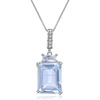 image:imageNONNYL Banquet Luxury Gem Necklace for Women Jewelry Gifts Inlaid With Natural Gem Pendant Gifts for Wife Mom Girlfriend Anniversary Birthday Fine Jewelry Gifts for Her