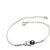 image:imageNONNYL Gifts for Wife Anniversary Bracelet for Women Tahitian Black Pearl Bracelet Real AAA Quality Handpicked Nature Pearls  Gifts for Mom Girlfriend Her NO11373
