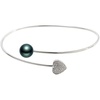 image:imageNONNYL Gifts for Wife Anniversary Bracelet for Women Tahitian Black Pearl Bracelet Real AAA Quality Handpicked Nature Pearls  Gifts for Mom Girlfriend Her NO11398