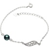 image:imageNONNYL Gifts for Wife Anniversary Bracelet for Women Tahitian Black Pearl Bracelet Real AAA Quality Handpicked Nature Pearls  Gifts for Mom Girlfriend Her NO11380