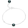 image:imageNONNYL Gifts for Wife Anniversary Bracelet for Women Tahitian Black Pearl Bracelet Real AAA Quality Handpicked Nature Pearls  Gifts for Mom Girlfriend Her NO113621
