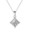 image:imageNONNYL Gold NecklaceS925 Sterling Silver Plated PlatinumDainty Pendant Necklaces Gift for Women Necklace Jewelry