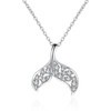 image:imageNONNYL Necklace S925 Sterling Silver Moissanite Pendant Necklaces Gifts for Women  Collarbone Necklaces Christmas Gifts Jewelry for Wife