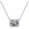 image:imageNONNYL Necklace S925 Sterling Silver Mosang Diamond Pendant Gifts for Women  Collarbone Necklaces Christmas Gifts Jewelry