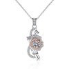 image:imageNONNYL Necklace for Women S925 Sterling Silver Plated PlatinumDainty Pendant Necklaces Gifts