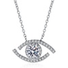 image:imageNONNYL Necklace for Women S925 Sterling Silver Plated PlatinumDainty Pendant Necklaces Gifts for Women Her Moissanite Necklace Jewelry