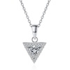 image:imageNONNYL Pendant Necklace for Women  Silver Moissanite Necklaces for Women  Christmas Gifts for Wife Mom Girlfriend Anniversary Birthday Fine Jewelry Gifts