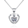 image:imageNONNYL Pendant Necklace for Women Fashion Jewelry S925 Sterling Silver Platinum GoldPlated Christmas Gifts for Wife