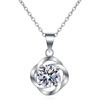 image:imageNONNYL Pendant Necklace for Women Fashion Jewelry S925 Sterling Silver Platinum GoldPlated Christmas Gifts for Wife Mom Her Girlfriend Anniversary Birthday Fine Jewelry Gifts