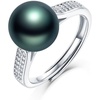 image:imageTahitian Black Pearl Rings Jewelry For Women Fashion Christmas Gifts Wife Mom Girlfriend Anniversary Birthday Fine Jewelry Gifts for Her NO33220