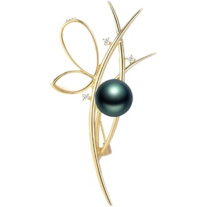 image:imageBlack Tahiti Pearl Brooch Broches Jewelry For Women Fashion Christmas Gifts Wife Mom Girlfriend Anniversary Birthday Fine Jewelry Gifts for Her
