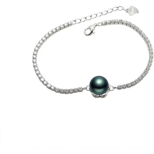 image:imageGifts for Wife Anniversary Bracelet for Women Tahitian Black Pearl Bracelet Real AAA Quality Handpicked Nature Pearls  Gifts for Mom Girlfriend Her NO11390