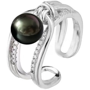 image:imageNONNYL Gift for Wife Wedding Anniversary BirthdayGifts for WomenTahitianBlackPearlRingMom Grandma Girlfriend Her Mothers Day Valentines Day Christmas Jewelry Gifts