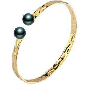image:imageNONNYL Gifts for Anniversary Wife Bracelet for Women Tahitian Black Pearl Bracelet Real AAA Quality Handpicked Nature Pearls  Gifts for Mom Girlfriend Her NO113395