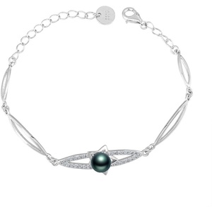image:imageNONNYL Gifts for Wife Anniversary Bracelet for Women Tahitian Black Pearl Bracelet Real AAA Quality Handpicked Nature Pearls  Gifts for Mom Girlfriend Her NO11372