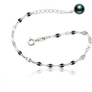 image:imageNONNYL Gifts for Wife Anniversary Bracelet for Women Tahitian Black Pearl Bracelet Real AAA Quality Handpicked Nature Pearls  Gifts for Mom Girlfriend Her NO11391