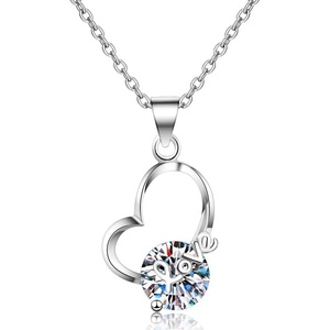 image:imageNONNYL Heart Necklace for Women  Love Pendant  Gold Necklaces for Women  Christmas Gifts for Wife Mom Girlfriend Anniversary Birthday Fine Jewelry Gifts for Her