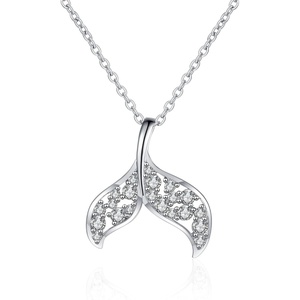 image:imageNONNYL Necklace S925 Sterling Silver Moissanite Pendant Necklaces Gifts for Women  Collarbone Necklaces Christmas Gifts Jewelry for Wife