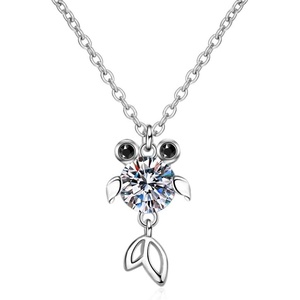 image:imageNONNYL Necklace for Women S925 Sterling Silver Plated PlatinumDainty Pendant Necklaces Gifts for Women