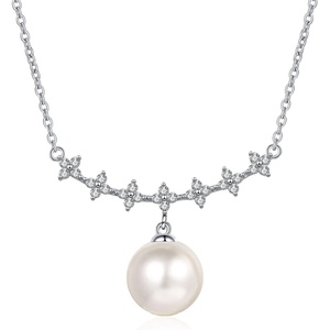 image:imageNONNYL Necklace for Women S925 Sterling Silver Plated PlatinumDainty Pendant Necklaces Gifts for Women Necklace