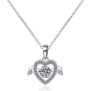 image:imageNONNYL Necklace for Women S925 Sterling Silver Plated PlatinumDainty Pendant Necklaces Gifts for Women Necklace Jewelry