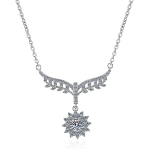 image:imageNONNYL Necklace for Women S925 Sterling Silver Plated PlatinumDainty Pendant Necklaces Gifts for Women Necklace Jewelry Her