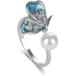 image:imageNONNYL Pearl ringsGifts for Women WifeGift for Wife Wedding Birthday Anniversary JewelryMom Girlfriend Her Mothers Day Gifts for Mom Women Valentines Day Christmas Day Gifts NO039