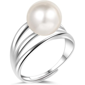 image:imageNONNYL Pearl ringsGifts for Women WifeGift for Wife Wedding Birthday Anniversary JewelryMom Girlfriend Her Mothers Day Gifts for Mom Women Valentines Day Christmas Day Gifts NO005