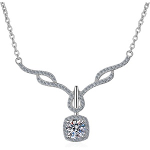 image:imageNONNYL Pendant Necklace for Women Fashion Jewelry S925 Sterling Silver Platinum GoldPlated Christmas Gifts for Wife Mom Her