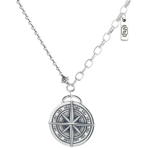 image:imageNONNYL S925 Compass Necklace Gift for Women Wife Womens Pendant Jewelry Wedding Anniversary Sterling Silver Girlfriend Birthday Gifts for Her Pendants Necklaces for Christmas Mom Gifts