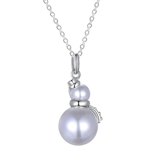 image:imageNONNYL Sterling Silver Freshwater Cultured Pearl Pendant Necklaces for Women Jewelry  Christmas Gifts for Wife Mom Girlfriend Anniversary Birthday Fine Jewelry Gifts for Her
