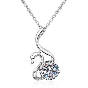 image:imageNONNYL Sterling Silver Necklace Gifts for Women  S925 Silver Pendant Collarbone Necklaces Jewelry for Wife Girlfriend Her