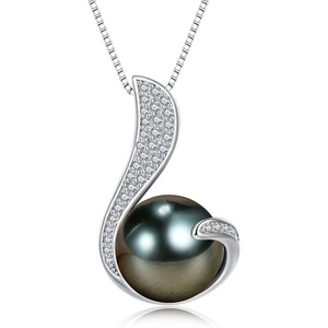 image:imageNONNYL Tahitian Black Pearl Necklaces Gifts for Women WifeGift for Wife Wedding Birthday Anniversary JewelryMom Her Mothers Day Gift for Mom Women Valentines Christmas Day Gifts