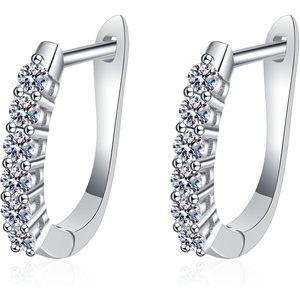 image:imageNonnyl Earrings for Women  Sterling Silver Moissanite Earring for Women Fine Jewelry  Christmas Gifts for Wife Mom Girlfriend Anniversary Birthday