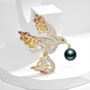 image:imageBlack Tahiti Pearl Brooch Broches Jewelry For Women Fashion Christmas Gifts Wife Mom Girlfriend Anniversary Birthday Fine Jewelry Gifts for Her NO11333