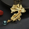 image:imageBlack Tahiti Pearl Brooch Broches Jewelry For Women Fashion Christmas Gifts Wife Mom Girlfriend Anniversary Birthday Fine Jewelry Gifts for Her NO11348