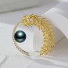 image:imageBlack Tahiti Pearl Brooch Broches Jewelry For Women Fashion Christmas Gifts Wife Mom Girlfriend Anniversary Birthday Fine Jewelry Gifts for Her NO11349