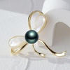 image:imageBlack Tahiti Pearl Brooch Broches Jewelry For Women Fashion Christmas Gifts Wife Mom Girlfriend Anniversary Birthday Fine Jewelry Gifts for Her NO11344