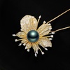 image:imageBlack Tahiti Pearl Brooch Broches Jewelry For Women Fashion Christmas Gifts Wife Mom Girlfriend Anniversary Birthday Fine Jewelry Gifts for Her NO11340