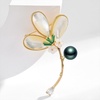 image:imageBlack Tahiti Pearl Brooch Broches Jewelry For Women Fashion Christmas Gifts Wife Mom Girlfriend Anniversary Birthday Fine Jewelry Gifts for Her NO11346
