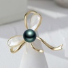 image:imageBlack Tahiti Pearl Brooch Broches Jewelry For Women Fashion Christmas Gifts Wife Mom Girlfriend Anniversary Birthday Fine Jewelry Gifts for Her NO11344