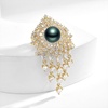 image:imageBlack Tahiti Pearl Brooch Broches Jewelry For Women Fashion Christmas Gifts Wife Mom Girlfriend Anniversary Birthday Fine Jewelry Gifts for Her NO11347
