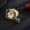 image:imageBlack Tahiti Pearl Brooch Broches Jewelry For Women Fashion Christmas Gifts Wife Mom Girlfriend Anniversary Birthday Fine Jewelry Gifts for Her NO11356
