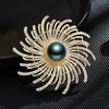 image:imageBlack Tahiti Pearl Brooch Broches Jewelry For Women Fashion Christmas Gifts Wife Mom Girlfriend Anniversary Birthday Fine Jewelry Gifts for Her NO11350