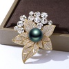 image:imageBlack Tahiti Pearl Brooch Broches Jewelry For Women Fashion Christmas Gifts Wife Mom Girlfriend Anniversary Birthday Fine Jewelry Gifts for Her NO11357