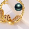 image:imageBlack Tahiti Pearl Brooch Broches Jewelry For Women Fashion Christmas Gifts Wife Mom Girlfriend Anniversary Birthday Fine Jewelry Gifts for Her NO11358
