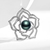 image:imageBlack Tahiti Pearl Brooch Broches Jewelry For Women Fashion Christmas Gifts Wife Mom Girlfriend Anniversary Birthday Fine Jewelry Gifts for Her NO11353